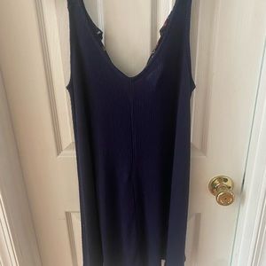 Mini L Sleeveless Blue Dress.